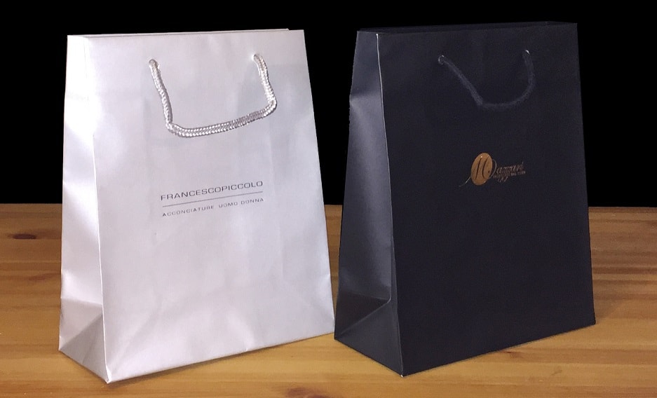 Luxury paper bags with matt or gloss lamination